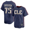 Friene C.Guardians #75 Connor Brogdon Player Navy City Connect Limited Home Stitched Jerseys