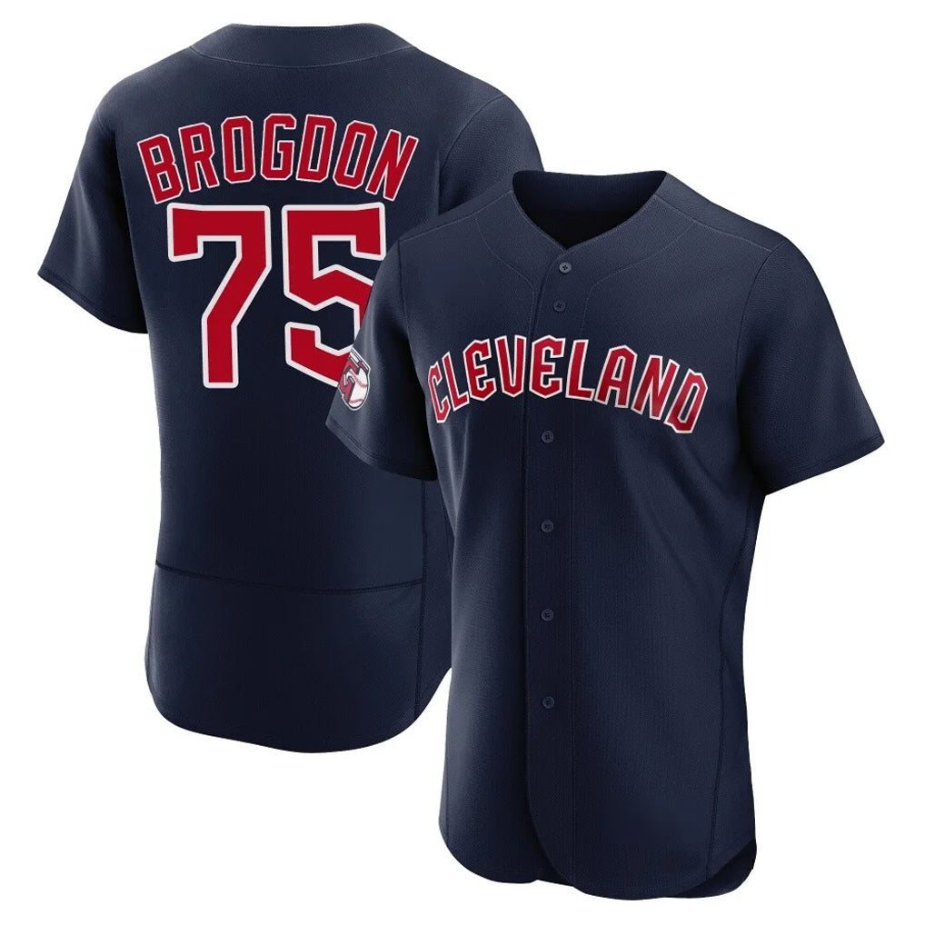 Friene C.Guardians #75 Connor Brogdon Player Navy Limited Elite Home Stitched Jerseys