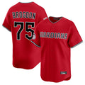 Friene C.Guardians #75 Connor Brogdon Player Red Limited Home Stitched Jerseys