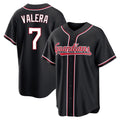 Friene C.Guardians #7 George Valera Player Black Fashion Out Home Game Stitched Jerseys