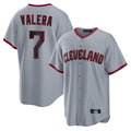 Friene C.Guardians #7 George Valera Player Gray Home Game Stitched Jerseys