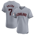 Friene C.Guardians #7 George Valera Player Gray Road Limited Elite Home Stitched Jerseys