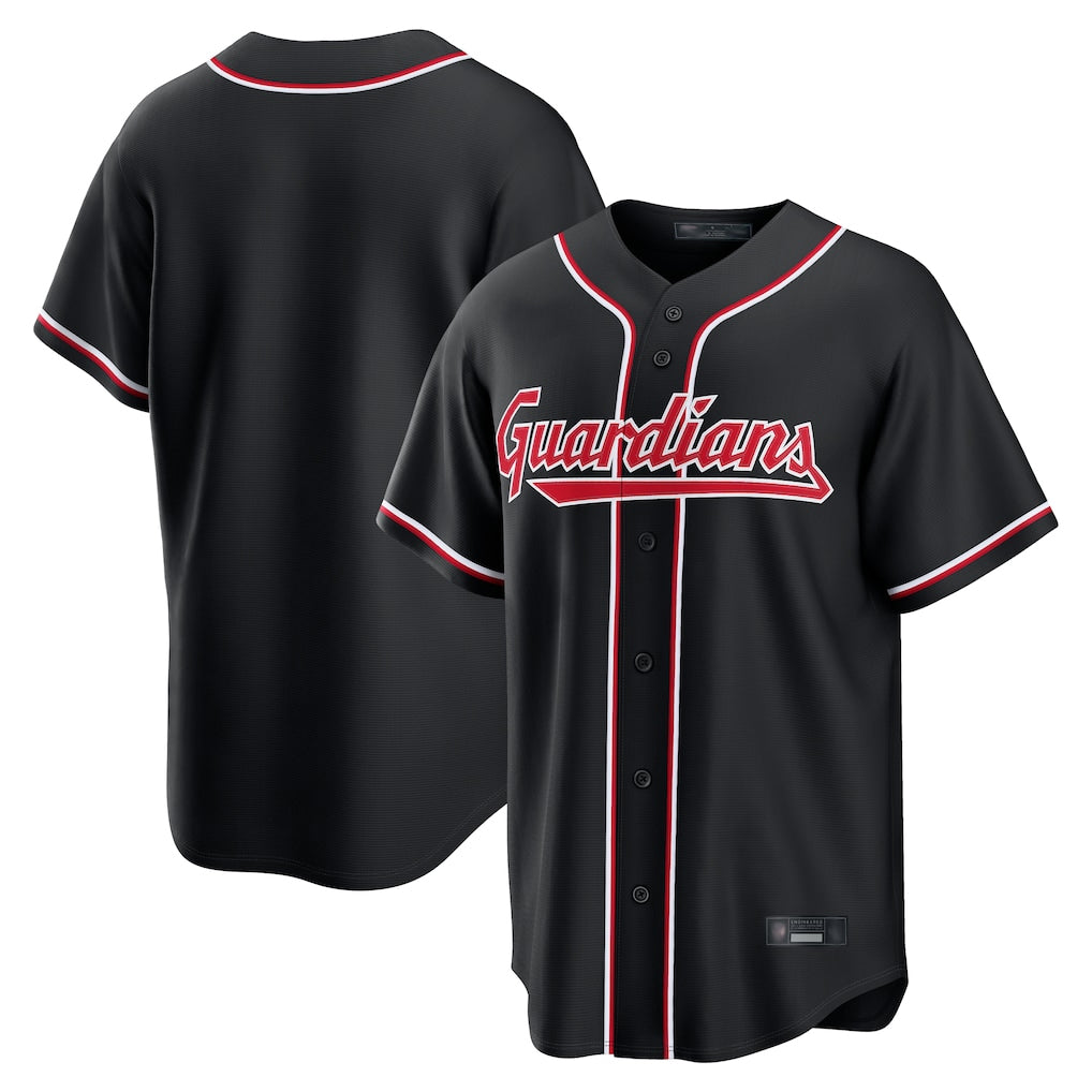Friene C.Guardians ## Guardians Blank Player Black Fashion Out Home Game Stitched Jerseys