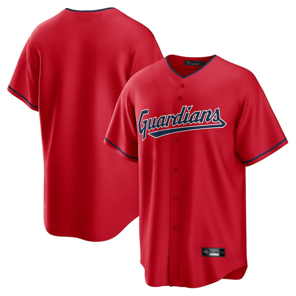 Friene C.Guardians ## Guardians Blank Player Red Home Game Stitched Jerseys