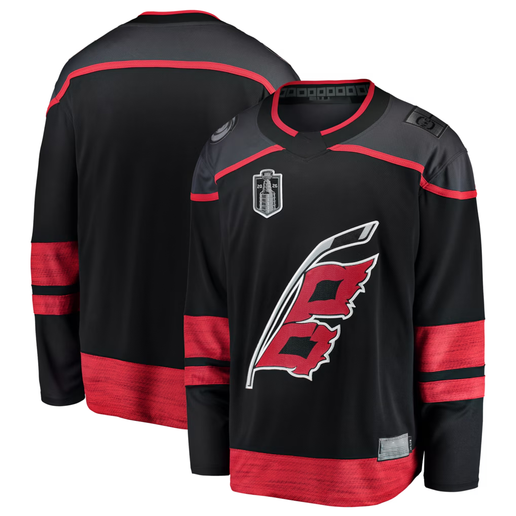 Friene C.Hurricanes Black 2026 Stanley Cup Final Home Breakaway Stitched Jerseys