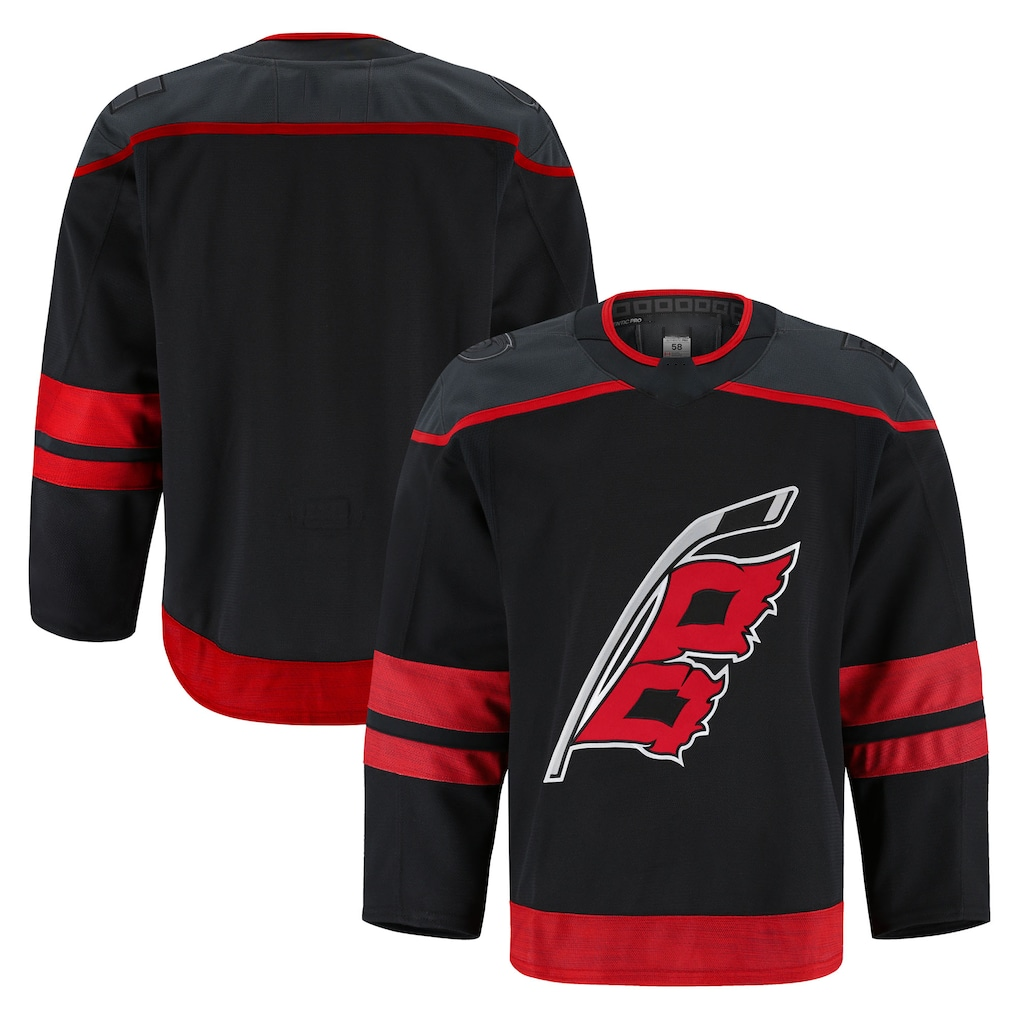 Friene C.Hurricanes Black Home Authentic Pro Stitched Jerseys