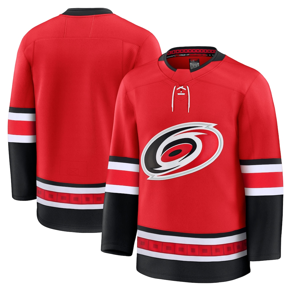 Friene C.Hurricanes Red Alternate Premium Stitched Jerseys