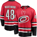 Friene C.Hurricanes #48 Jordan Martinook Red Alternate Breakaway Player Stitched Jerseys