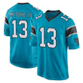 Friene C.Panthers #13 John Metchie III Player Blue Game Stitched Jerseys