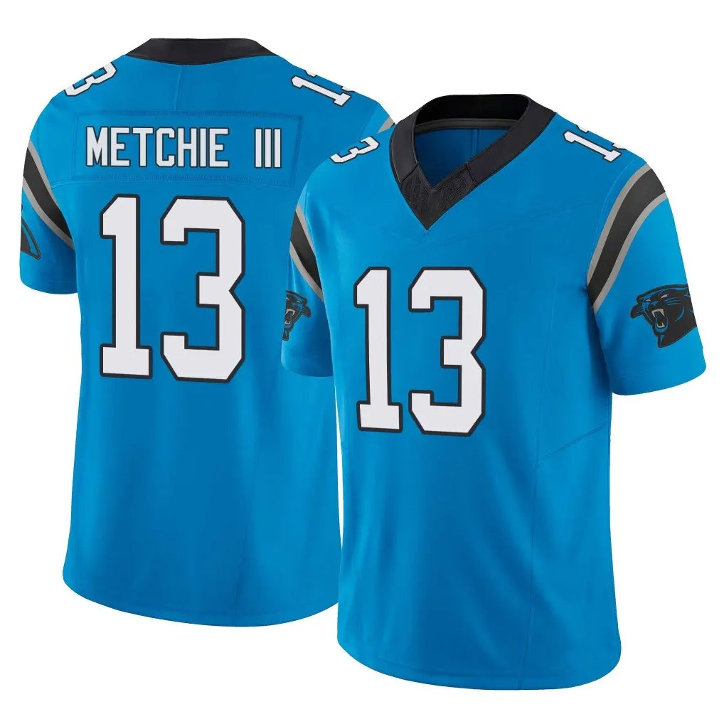 Friene C.Panthers #13 John Metchie III Player Blue Vapor F.U.S.E. Limited Home Game Stitched Jerseys