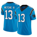 Friene C.Panthers #13 John Metchie III Player Blue Vapor F.U.S.E. Limited Home Game Stitched Jerseys