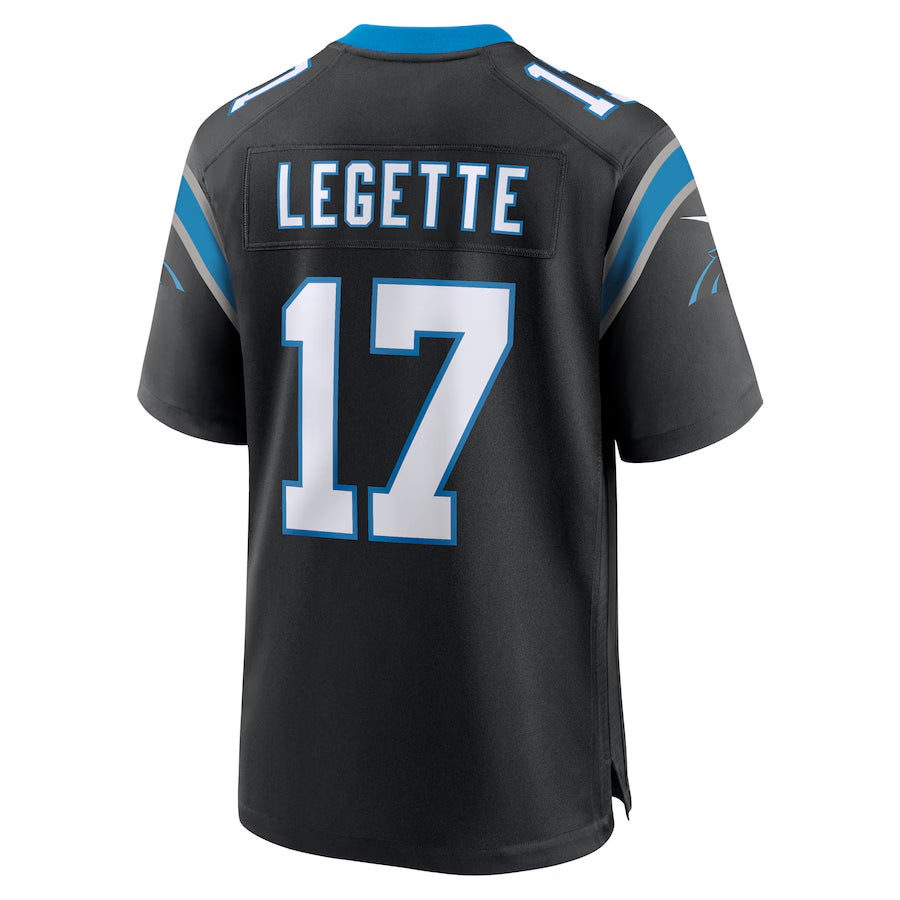 Friene C.Panthers #17 Xavier Legette Player Black Home Game Stitched Jerseys