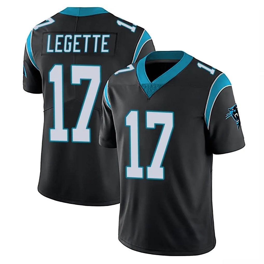 Friene C.Panthers #17 Xavier Legette Player Black Vapor Untouchable Limited Game Stitched Jerseys