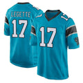Friene C.Panthers #17 Xavier Legette Player Blue Game Stitched Jerseys