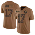 Friene C.Panthers #17 Xavier Legette Player Brown Salute To Service Limited Stitched Jerseys