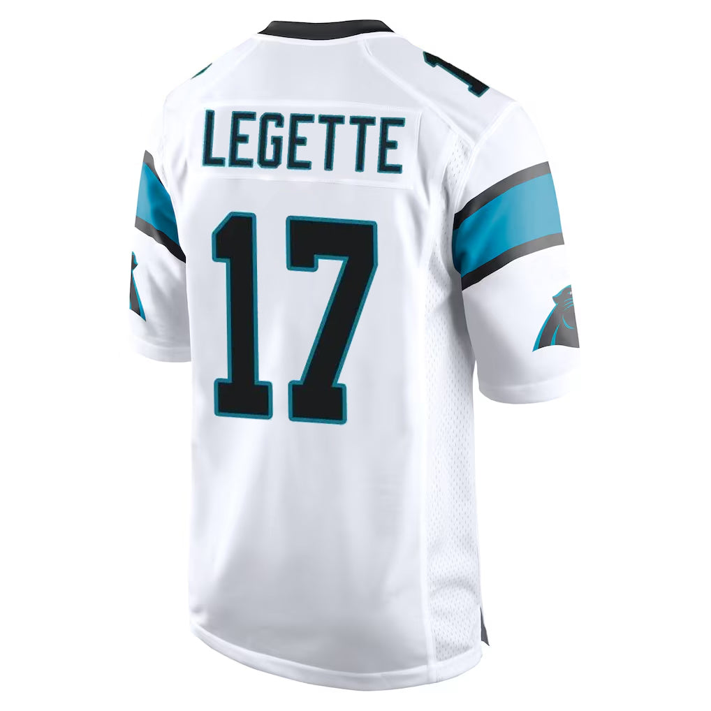 Friene C.Panthers #17 Xavier Legette Player White Game Stitched Jerseys