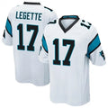 Friene C.Panthers #17 Xavier Legette Player White Home Game Stitched Jerseys