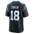 Friene C.Panthers #18 Jalen Coker Player Black Home Game Stitched Jerseys