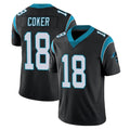 Friene C.Panthers #18 Jalen Coker Player Black Vapor Untouchable Limited Game Stitched Jerseys