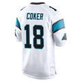Friene C.Panthers #18 Jalen Coker Player White Game Stitched Jerseys