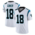 Friene C.Panthers #18 Jalen Coker Player White Vapor Untouchable Limited Game Stitched Jerseys