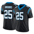 Friene C.Panthers #25 Jonathon Brooks Player Black Vapor F.U.S.E. Limited Home Game Stitched Jerseys