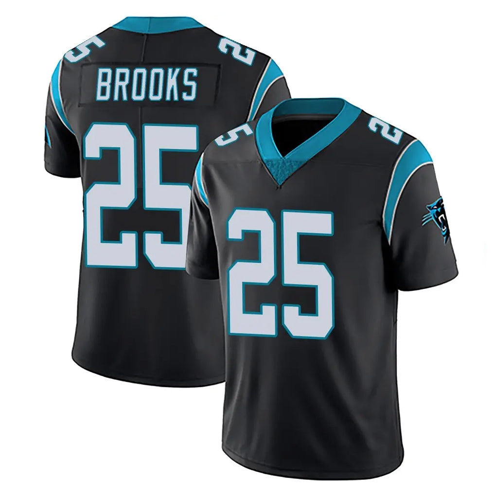 Friene C.Panthers #25 Jonathon Brooks Player Black Vapor Untouchable Limited Game Stitched Jerseys