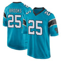 Friene C.Panthers #25 Jonathon Brooks Player Blue Game Stitched Jerseys
