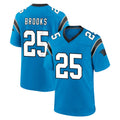 Friene C.Panthers #25 Jonathon Brooks Player Blue Home Game Stitched Jerseys