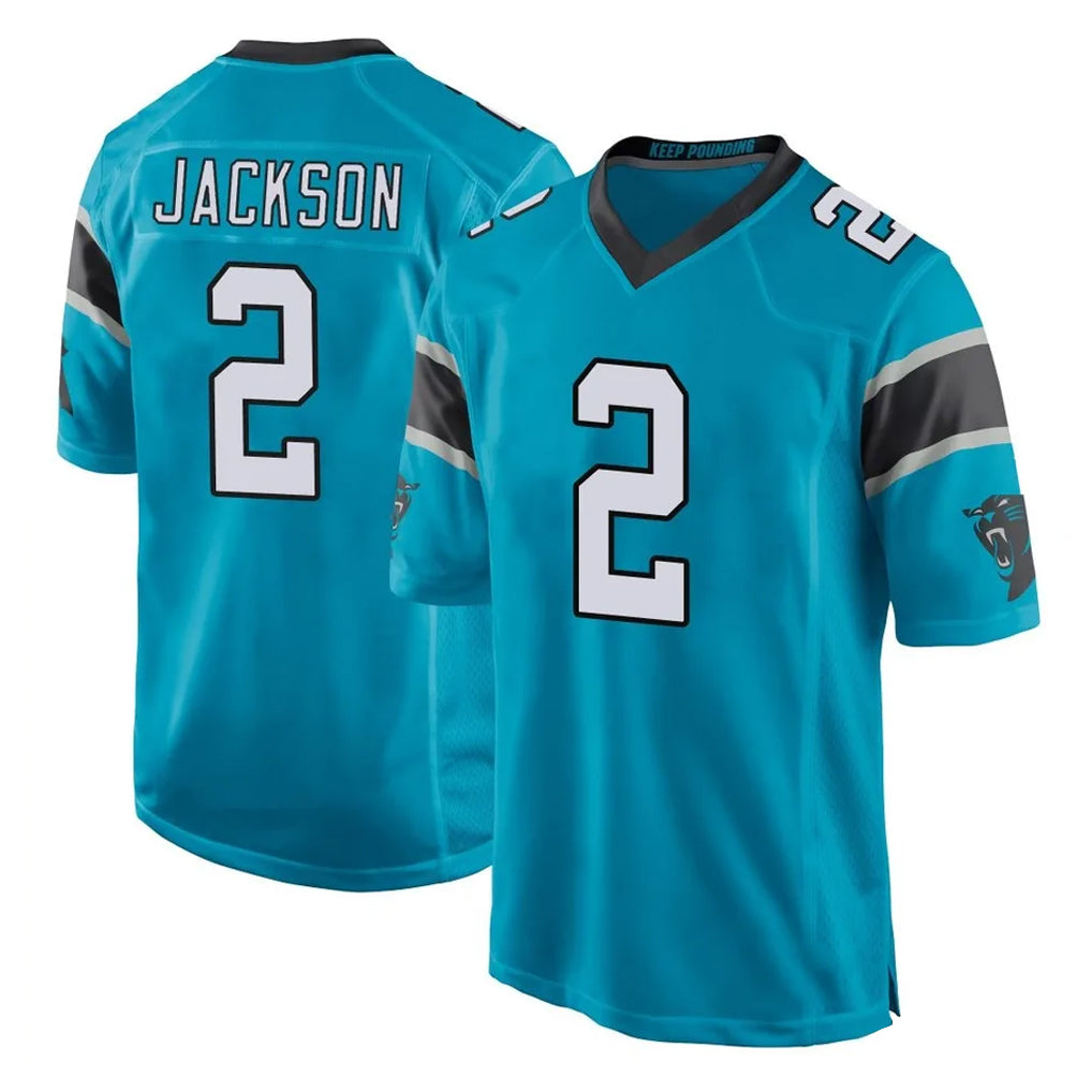 Friene C.Panthers #2 Mike Jackson Player Blue Game Stitched Jerseys