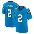 Friene C.Panthers #2 Mike Jackson Player Blue Home Game Stitched Jerseys