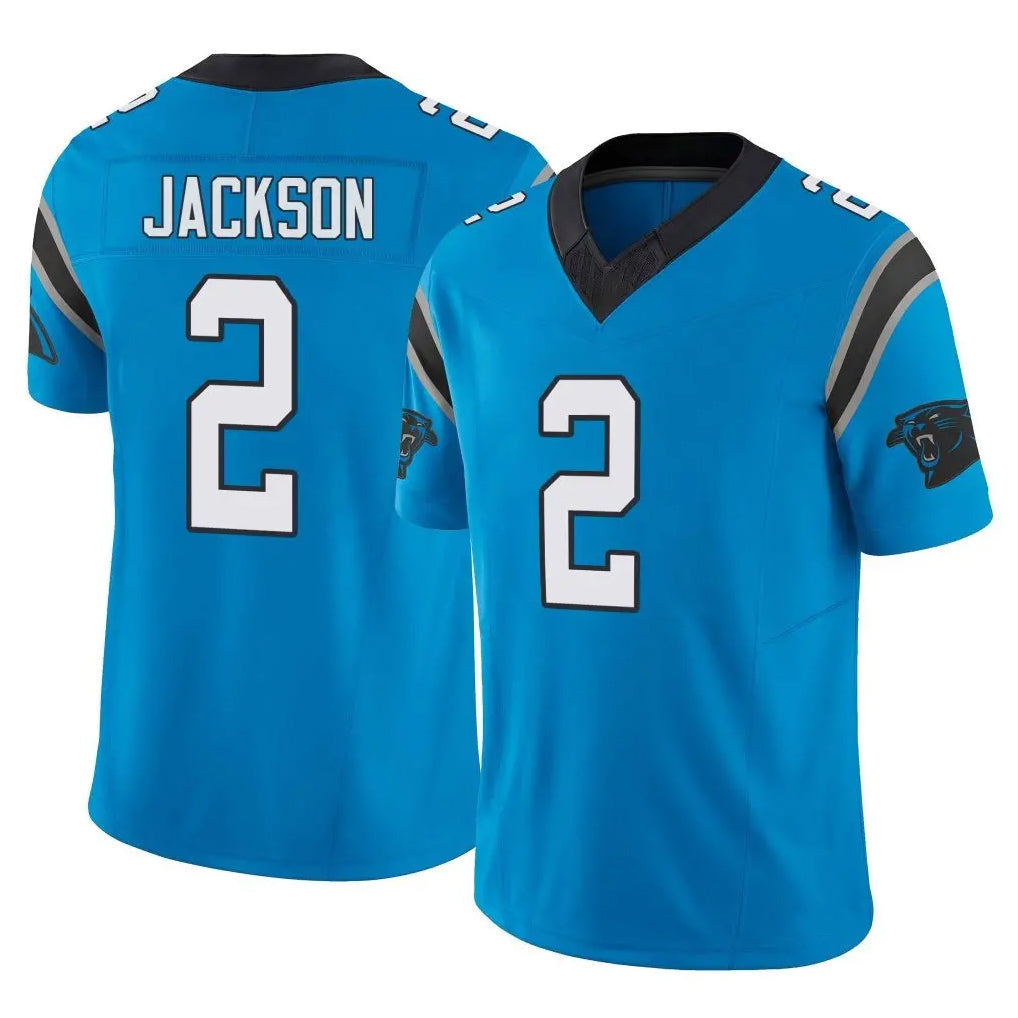 Friene C.Panthers #2 Mike Jackson Player Blue Vapor F.U.S.E. Limited Home Game Stitched Jerseys