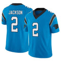 Friene C.Panthers #2 Mike Jackson Player Blue Vapor F.U.S.E. Limited Home Game Stitched Jerseys