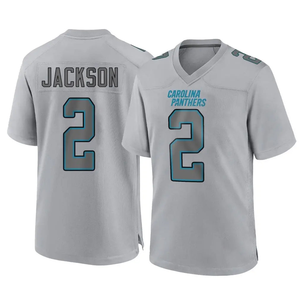 Friene C.Panthers #2 Mike Jackson Player Gray Atmosphere Fashion Game Stitched Jerseys
