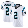 Friene C.Panthers #2 Mike Jackson Player White Vapor F.U.S.E. Limited Home Game Stitched Jerseys