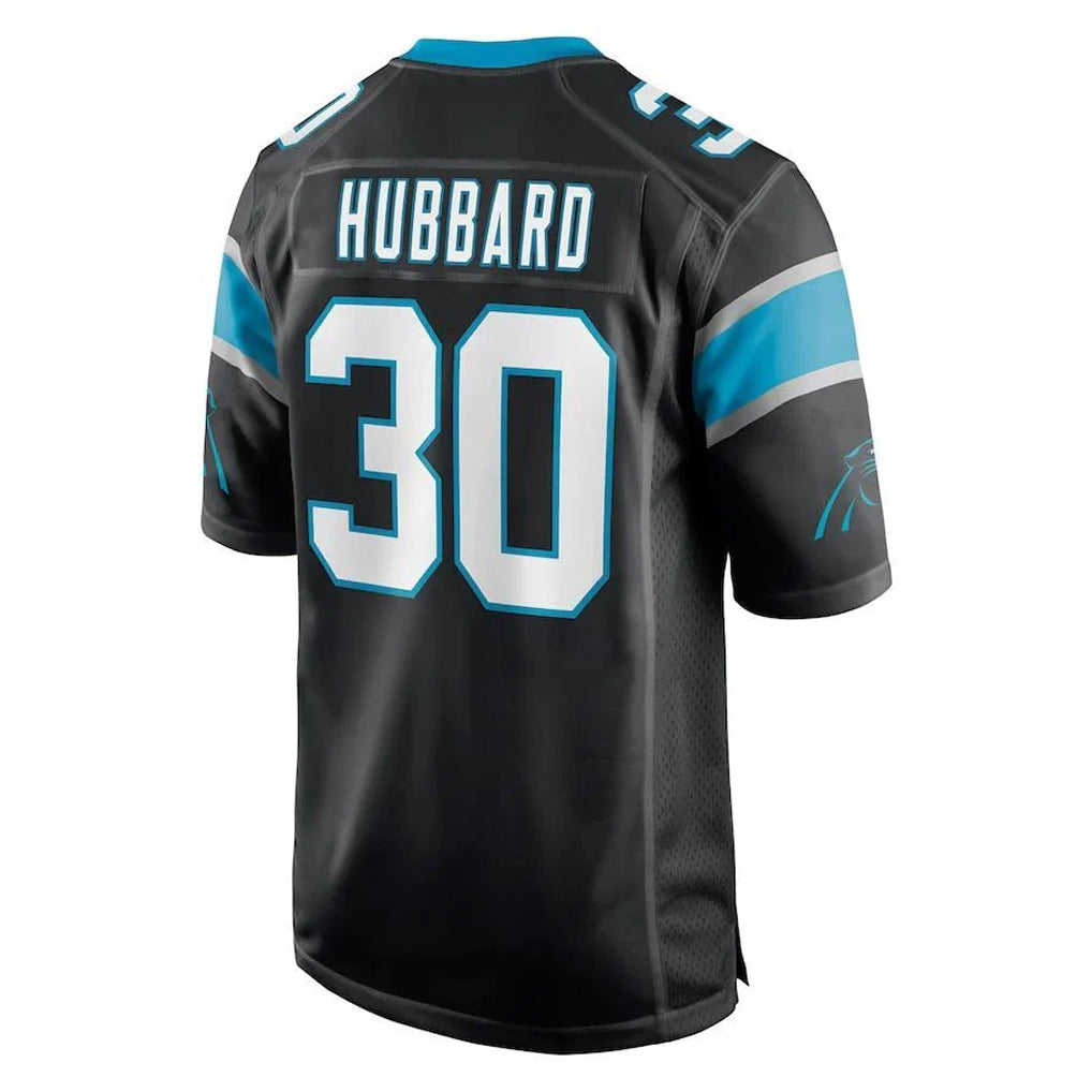 Friene C.Panthers #30 Chuba Hubbard Player Black Game Stitched Jerseys