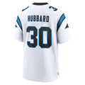 Friene C.Panthers #30 Chuba Hubbard Player White Home Game Stitched Jerseys