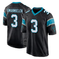 Friene C.Panthers #3 Princely Umanmielen Player Black Game Stitched Jerseys