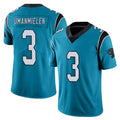 Friene C.Panthers #3 Princely Umanmielen Player Blue Vapor Untouchable Limited Game Stitched Jerseys