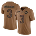 Friene C.Panthers #3 Princely Umanmielen Player Brown Salute to Service Limited Stitched Jerseys