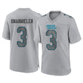 Friene C.Panthers #3 Princely Umanmielen Player Gray Atmosphere Fashion Game Stitched Jerseys