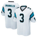Friene C.Panthers #3 Princely Umanmielen Player White Vapor Untouchable Limited Game Stitched Jerseys