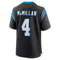 Friene C.Panthers #4 Tetairoa McMillan Player Black Home Game Stitched Jerseys