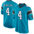 Friene C.Panthers #4 Tetairoa McMillan Player Blue Game Stitched Jerseys