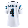 Friene C.Panthers #4 Tetairoa McMillan Player White Home Game Stitched Jerseys