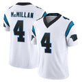 Friene C.Panthers #4 Tetairoa McMillan Player White Vapor F.U.S.E. Limited Home Game Stitched Jerseys
