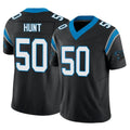 Friene C.Panthers #50 Robert Hunt Player Black Vapor F.U.S.E. Limited Home Game Stitched Jerseys