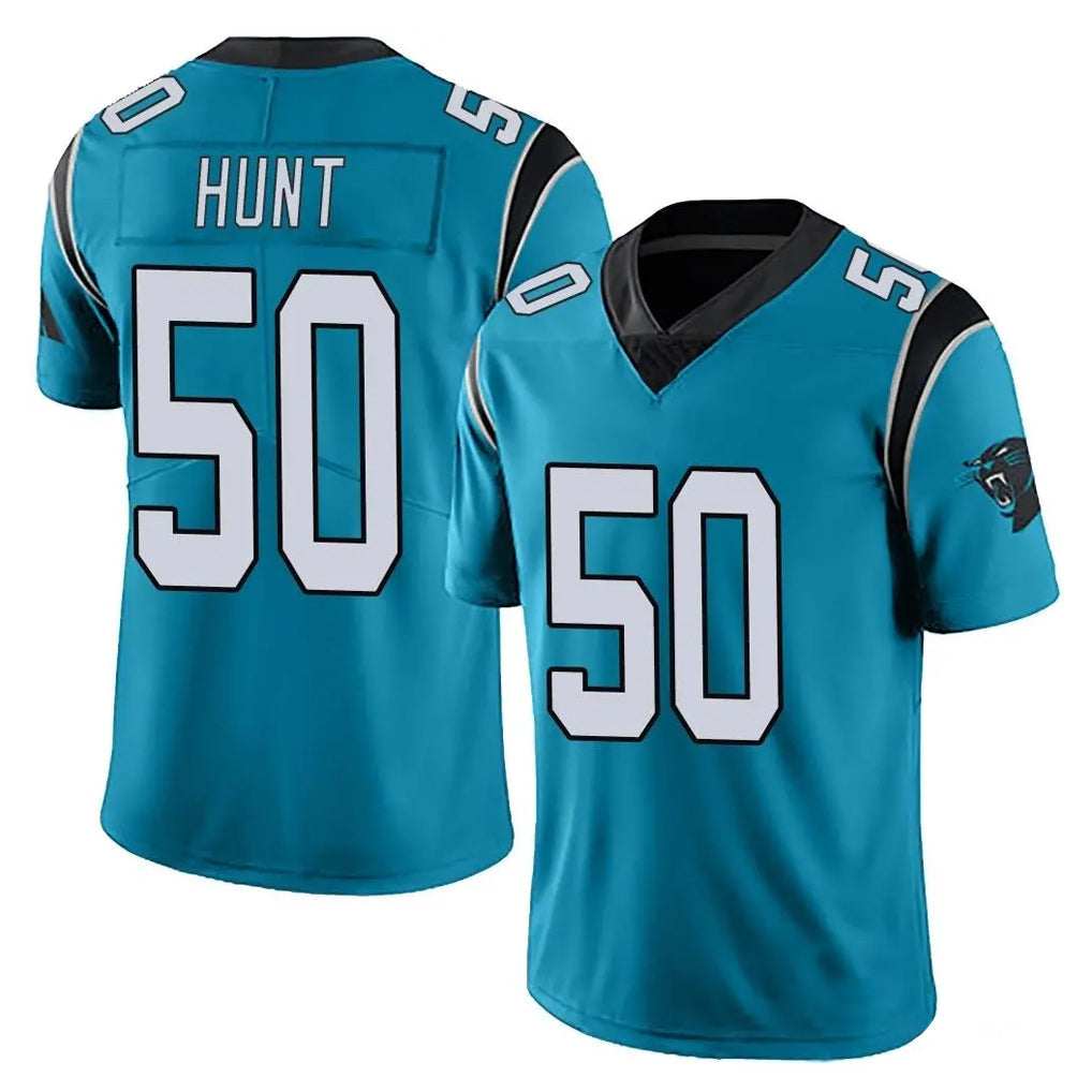 Friene C.Panthers #50 Robert Hunt Player Blue Vapor Untouchable Limited Game Stitched Jerseys