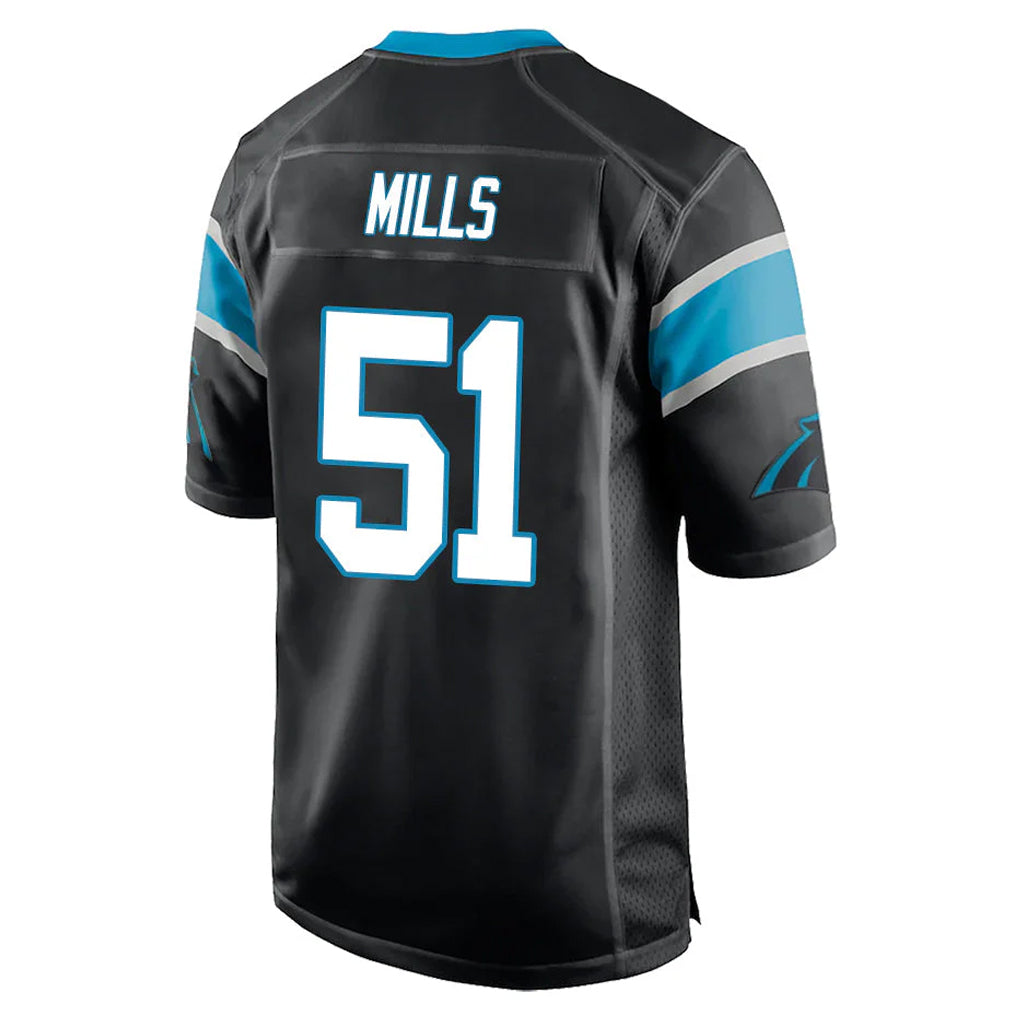 Friene C.Panthers #51 Sam Mills Player Black Game Stitched Jerseys