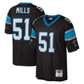Friene C.Panthers #51 Sam Mills Player Black Mitchell & Ness Legacy Replica Stitched Jerseys